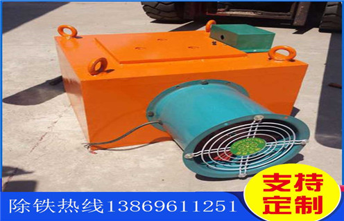 風冷電磁除鐵器，RCDA系列風冷懸掛式電磁除鐵器_選型_河北RCDA系列風冷懸掛式電磁除鐵器工作原理_價格 