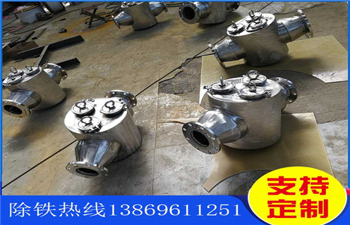 管道式永磁除鐵器，湖南管道式永磁除鐵器_遠力湖南管道式永磁除鐵器應用安裝示意圖型12000高斯_可定制工作原理