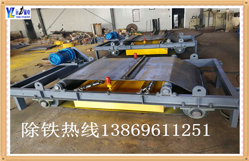 帶式除鐵器，遼寧帶式除鐵器布置_強(qiáng)磁遼寧帶式除鐵器布置工作原理構(gòu)造選型_廠家 
