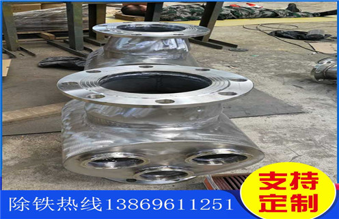 液體管道除鐵器，重慶強(qiáng)磁液體管道除鐵器_重慶強(qiáng)磁液體管道除鐵器應(yīng)用安裝示意圖型12000高斯_可定制工作原理