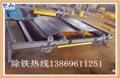 輸送帶除鐵器，云南輸送帶除鐵器價(jià)格_云南輸送帶除鐵器價(jià)格工作原理示意圖構(gòu)造選型_廠家 