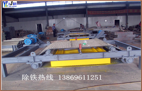 自卸帶式永磁除鐵器，云南自卸帶式永磁除鐵器_技術(shù)參數(shù)_云南自卸帶式永磁除鐵器磁塊安裝方式_如何換帶 