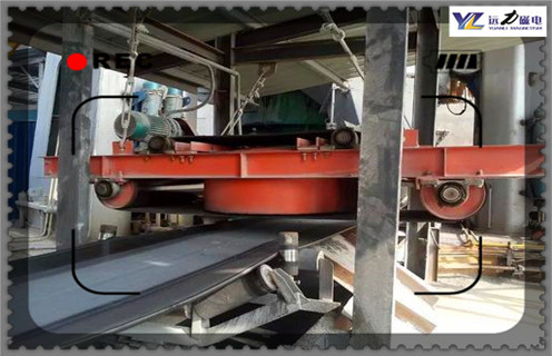 自冷帶式電磁除鐵器，嘉興自冷帶式電磁除鐵器_如何卸鐵國家標準安裝工作視頻_嘉興自冷帶式電磁除鐵器