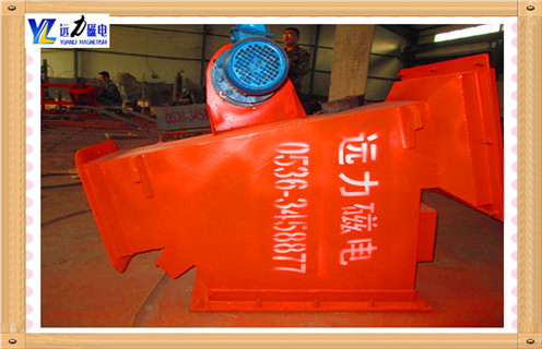 管道自卸式除鐵器，陜西管道式自卸式除鐵器_遠力陜西管道式自卸式除鐵器12000高斯 可定制工作原理_安裝示意圖