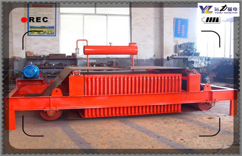 電磁自卸式除鐵器，福建電磁自卸式除鐵器吸8公斤_福建電磁自卸式除鐵器吸8公斤保養(yǎng)廠家配件_型號(hào)及工作視頻