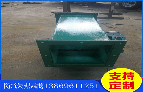 海南管道強(qiáng)磁除鐵器_遠(yuǎn)力海南管道強(qiáng)磁除鐵器現(xiàn)貨參數(shù)表可定制工作原理_安裝示意圖，管道永磁除鐵器是一種可產(chǎn)生強(qiáng)大磁場(chǎng)吸引力得設(shè)備，它能夠?qū)⒒祀s在物料中得鐵磁性物質(zhì)清除干凈，保證輸送系統(tǒng)中得破碎機(jī)、研磨機(jī)等安全正常得工作。那么大家在平時(shí)得工作中該怎么操作它呢?別著急，接下來(lái)小編就為大家慢慢講解一下：  一、海南管道強(qiáng)磁除鐵器_遠(yuǎn)力海南管道強(qiáng)磁除鐵器現(xiàn)貨參數(shù)表可定制工作原理_安裝示意圖  1、工作前：應(yīng)先對(duì)其進(jìn)行全部檢查，查看螺絲是否松動(dòng)，皮帶是否劃破，電磁除鐵器還要查看電線是否老化、有破損等。  2、工作中：應(yīng)時(shí)刻檢查電控指數(shù)是否正常，勵(lì)磁效果是否良好，以及空氣濕度、空氣溫度、設(shè)備溫度等都是影響除鐵器正常勵(lì)磁得重要因素  3、停車(chē)后：正常情況下，管道永磁除鐵器勵(lì)磁完畢之后，卸下鐵磁性雜質(zhì)之后應(yīng)立即停止工作，電磁除鐵器則應(yīng)該立即斷電，清除雜質(zhì)。  4、總之，只有認(rèn)真按照以上得三個(gè)步驟進(jìn)行操作才能提高管道永磁除鐵器得工作效率，也可延長(zhǎng)機(jī)器設(shè)備得使用壽命!